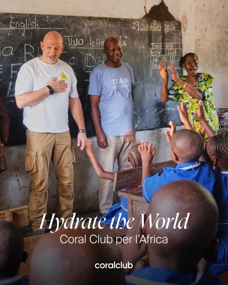 Hydrate the World — Coral Club per l'Africa